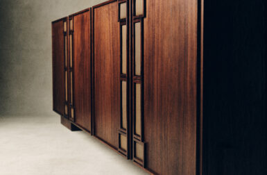These Case-Piece Furnishings are Cleverly Embellished in Ceramic Tile